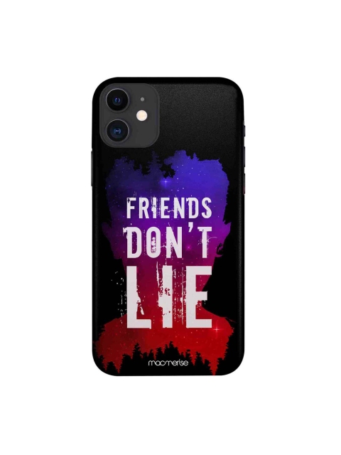 

macmerise Black & Red Friends Dont Lie iPhone 11 Mobile Case