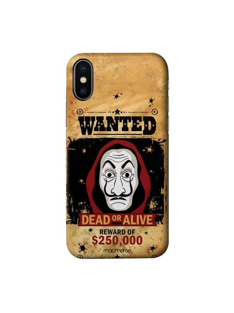 

macmerise Yellow & Black Dead Or Alive iPhone XS Mobile Case