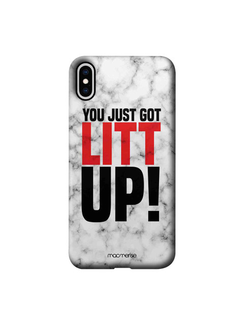 

macmerise Red & Black Litt Up iPhone Xs Max Mobile Case