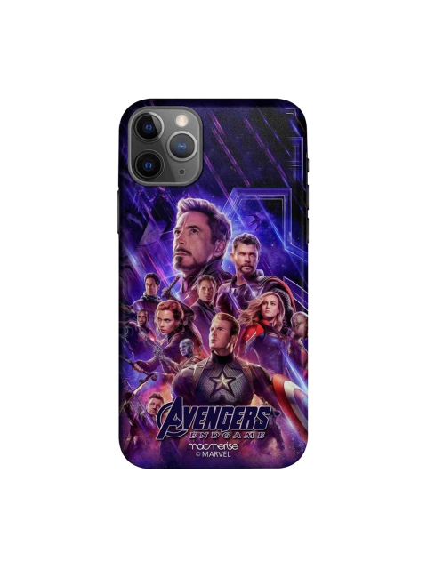 

macmerise Blue & Purple Avengers Endgame Poster Pro iPhone 11 Pro Case