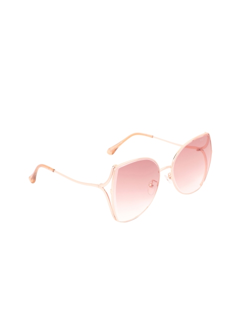 

MARC LOUIS Women UV Protected Square Sunglasses ML3753BROWNSG, Brown