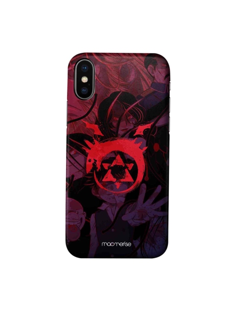 

macmerise Red & Black Homunculus iPhone XS Mobile Case