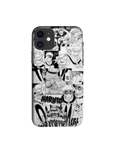 

macmerise Black & White Naruto Collage iPhone 11 Case