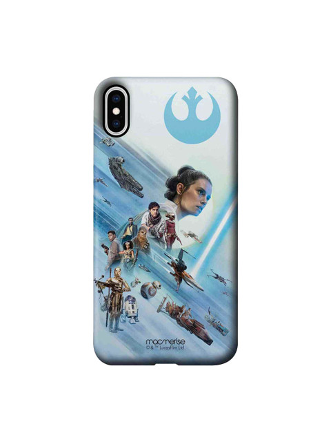 

macmerise Turquoise Blue & Grey Resistance Reborn iPhone XS Max Case