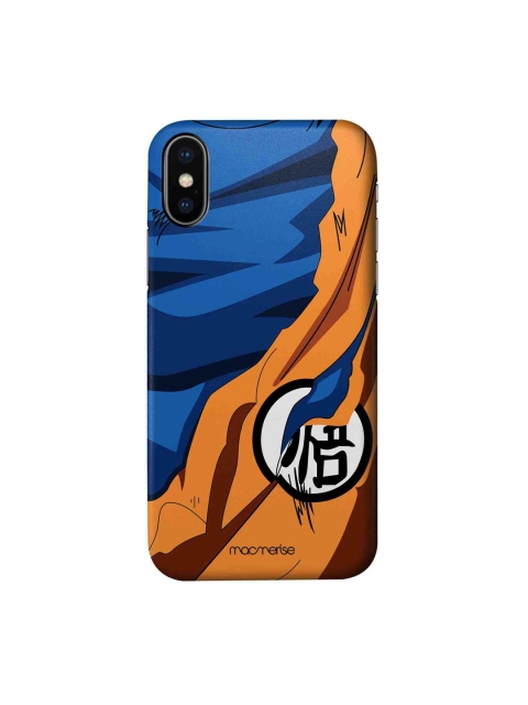 

macmerise Navy Blue & Brown Goku Training iPhone X Case