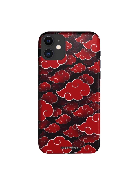 

macmerise Red & Black Akatsuki Clouds iPhone 11 Mobile Case