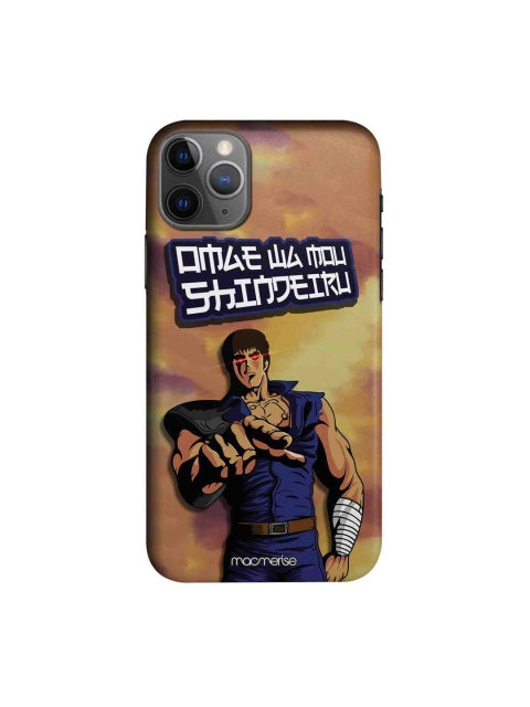 

macmerise Brown & Blue Serious Kenshiro Printed iPhone 11 Pro Case