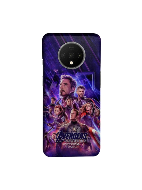 

macmerise Blue & Purple Avengers Endgame Poster Printed OnePlus 7T Case, Multi