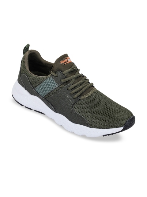 

Liberty Men Olive Green Mesh Running Shoes