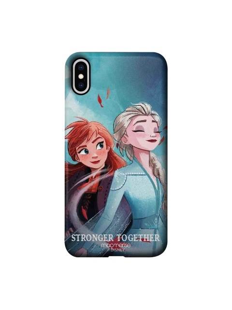

macmerise Turquoise Blue & Rust Red Snow Queen iPhone XS Max Case