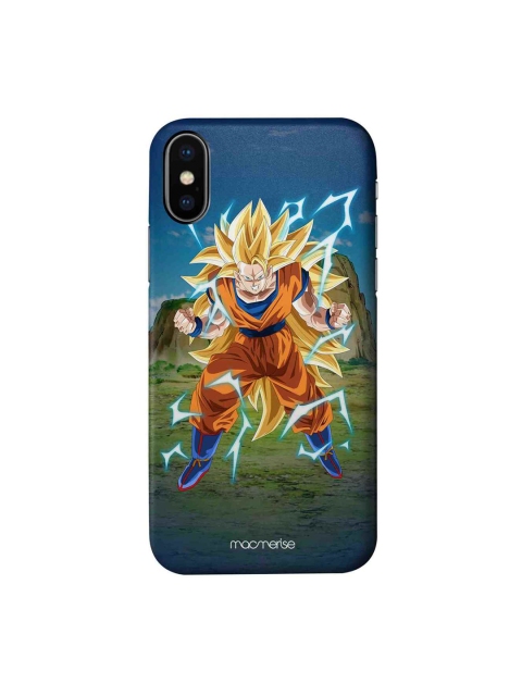 

macmerise Blue & Orange SSJ3 Goku iPhone X Case