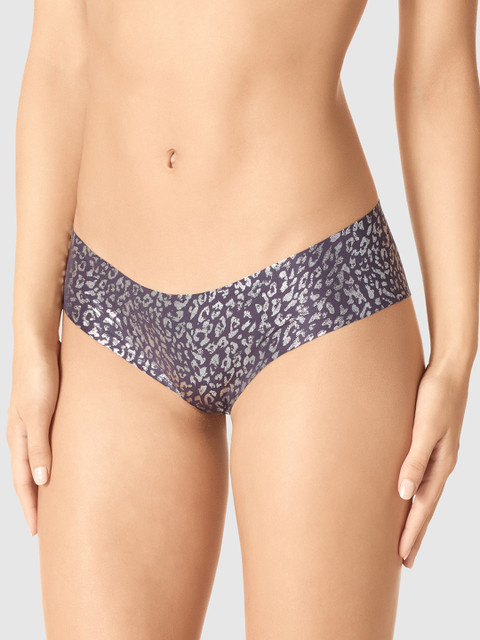 

La Senza Women Purple Printed Bikini Briefs 11137600-4BF7