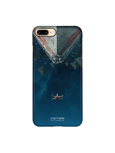 

macmerise Blue & Grey Poe's X-Wing Fighter iPhone 8 Plus Case, Multi