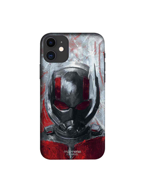 

macmerise Grey & Red Charcoal Art Antman iPhone 11 Mobile Case