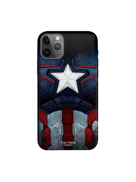 

macmerise Navy Blue & Red Cap Am Suit Captain America iPhone 11 Pro Mobile Case