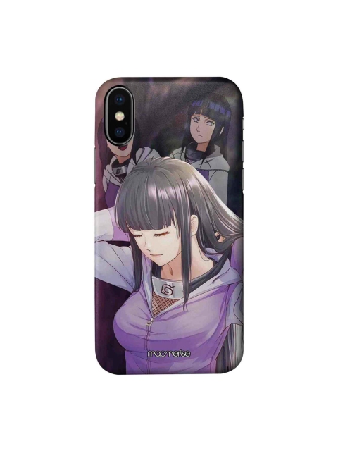 

macmerise Purple & Black Phases of Hinata Hyuga iPhone Xs Case