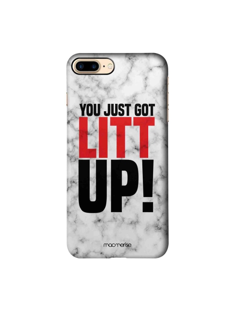 

macmerise Red & Black Litt Up iPhone 7 Plus Mobile Case