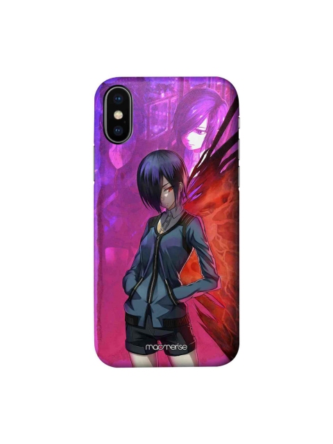 

macmerise Pink & Red Touka Kirishima iPhone XS Case