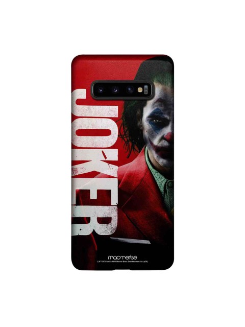 

macmerise Red & White Clown Prince Joker DC Joker Samsung S10 Plus Back Cover