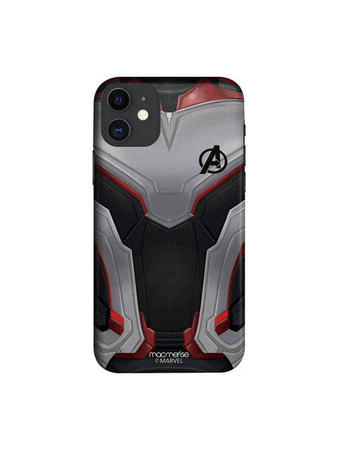 

macmerise Grey & Black Avengers Endgame Suit iPhone 11 Case