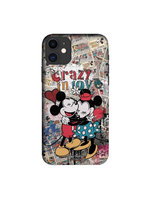 

macmerise Red & Blue Crazy in love iPhone 11 Mobile Case