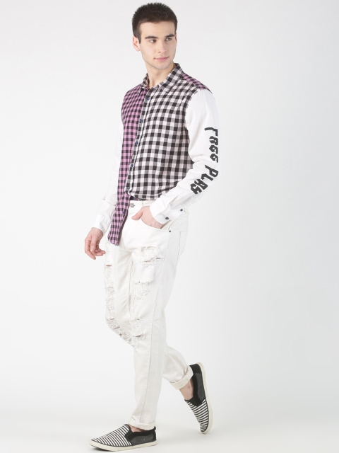

Blue Saint Men Multicoloured Regular Fit Checked Casual Shirt, Multi