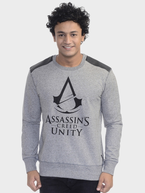 

Free Authority Men Grey Assassin's Creed Printed Sweatshirt