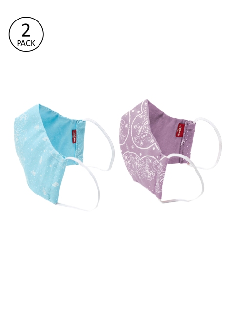 

Levis Unisex Assorted Bandana Print Pack Of 2 2-Ply Reusable Masks