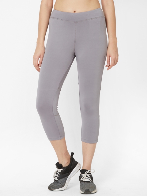 

Sweet Dreams Women Grey Solid 3/4th Tights