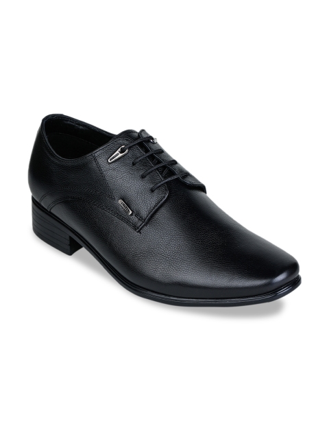 

Liberty Men Black Solid Leather Formal Derbys