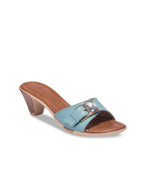 

Khadims Women Blue Embellished Sandals