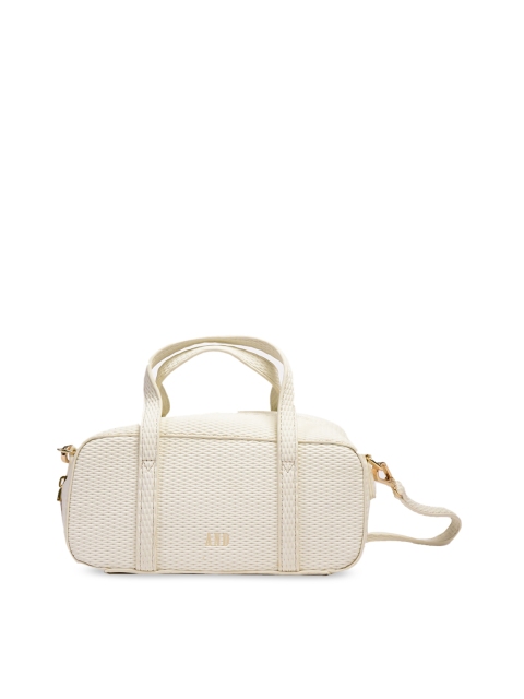 

AND Off-White Textured Handheld Bag
