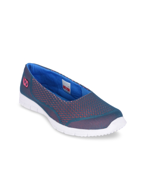 

Campus Women Navy Blue Mesh Walking Shoes