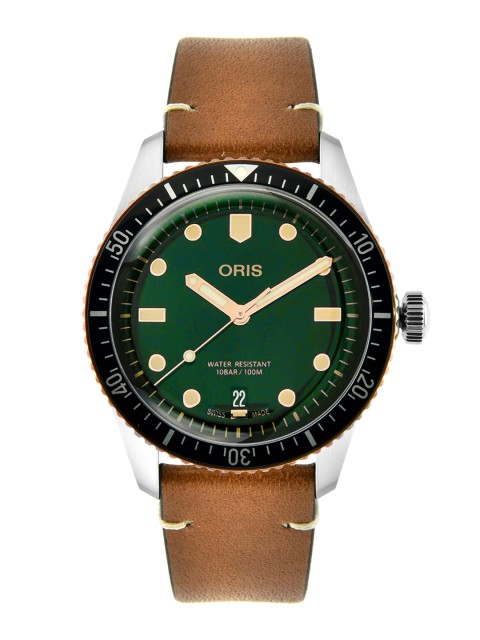 

Oris Men Green Analogue Watch