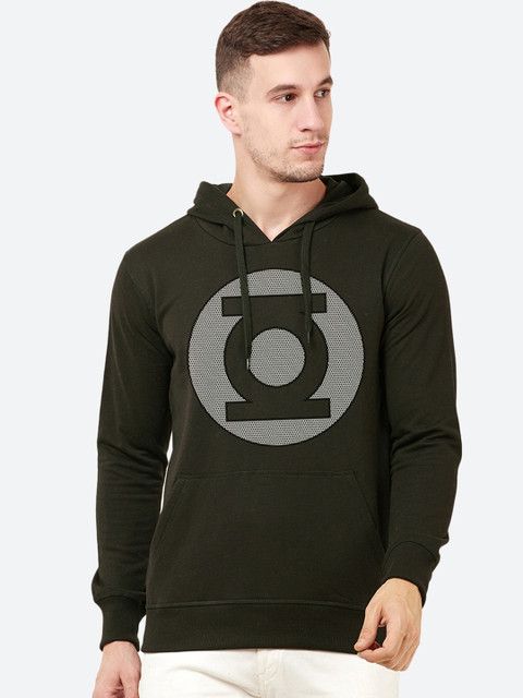 

Free Authority Men Black Printed Hooded Sweatshirt
