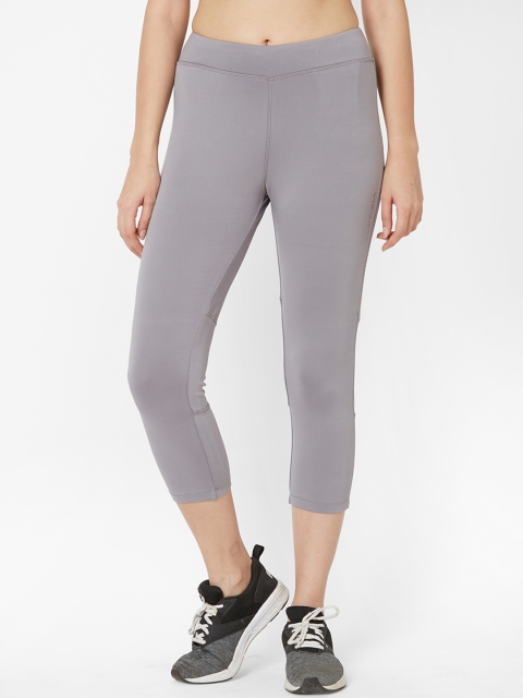 

Sweet Dreams Women Grey Solid 3/4th Tights