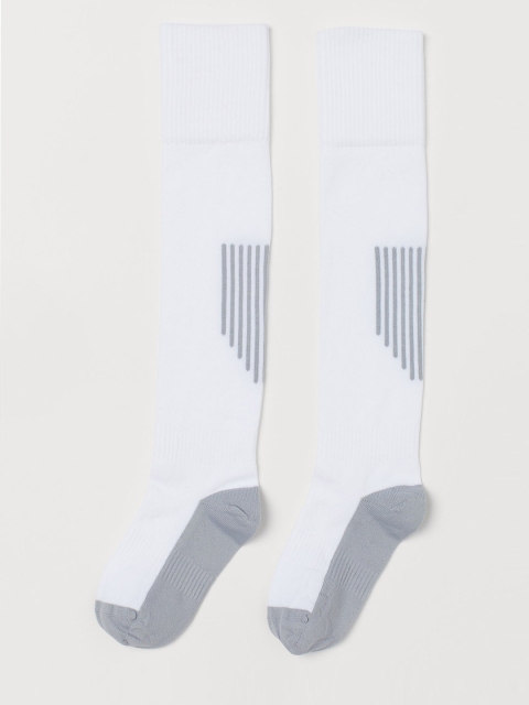 

H&M Boys 2-pack Football Socks, White