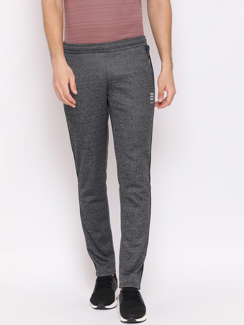 

rock.it Men Charcoal Grey Solid Track Pants