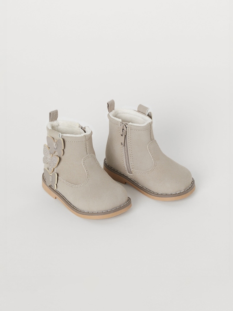 

H&M Girls Beige Warm-Lined Boots
