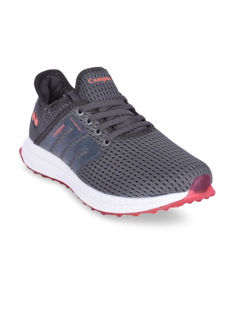 

Campus Men Grey Mesh Running Shoes