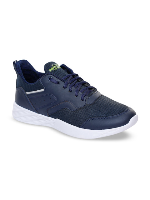 

Liberty Men Navy Blue Mesh Running Shoes