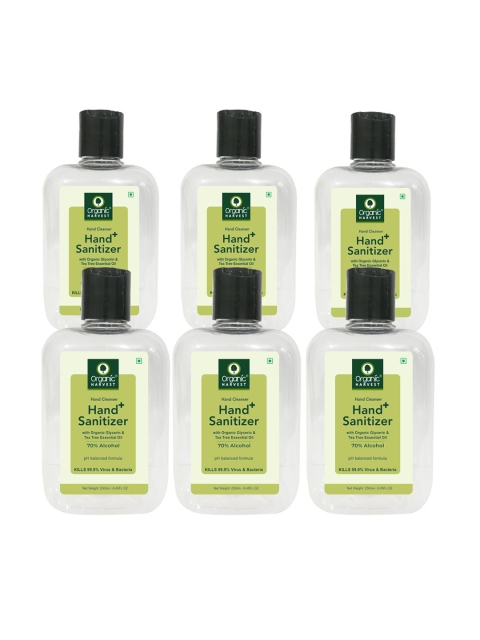 

Organic Harvest Pack Of 6 Hand Sanitizer, White