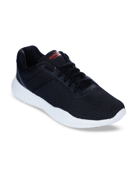 

Liberty Men Black PU and Canvas Running Shoes