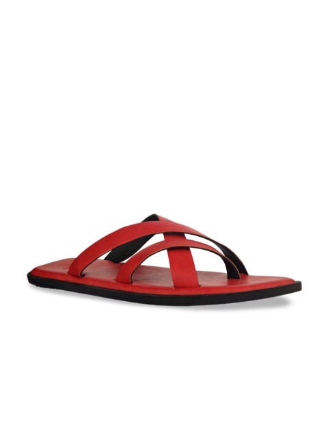 

WCFC Men Red Cross Strap Sandals