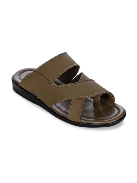 

Liberty Men Khaki Solid Comfort Sandals