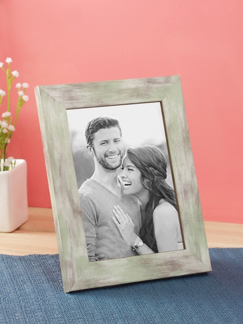 

WISHTANK Green Solid Wooden Table-Top Photo Frame