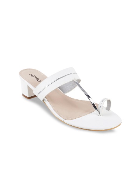 

Metro Women White Solid Heels