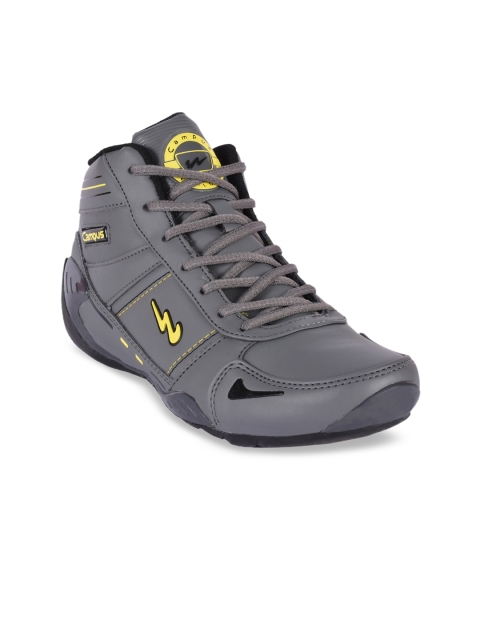 

Campus Men Grey Mesh Running Shoes