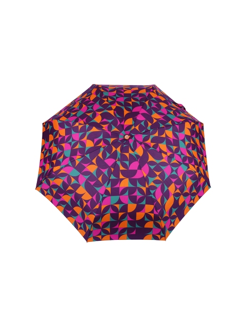

FabSeasons Unisex Purple & Pink 5-Fold Digital Printed Small Compact Manual Umbrella