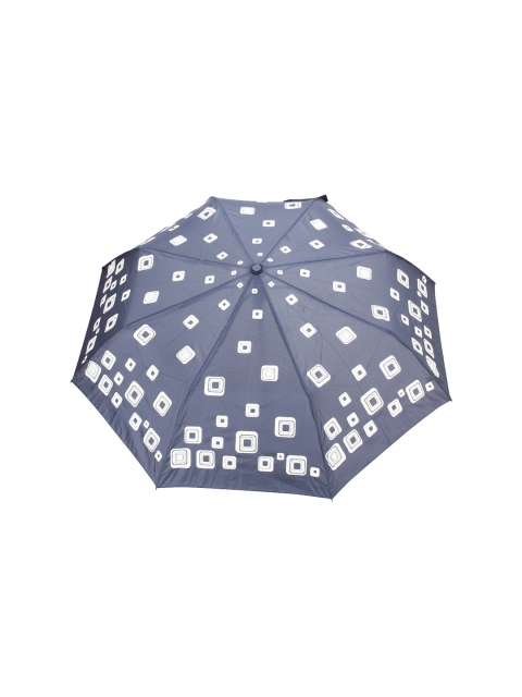 

FabSeasons Unisex Blue Graphic Printed 3 fold Fancy Semi-Automatic Umbrella
